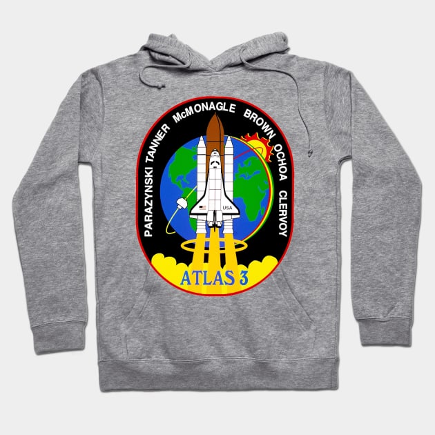 STS-66 Mission Patch Hoodie by Spacestuffplus